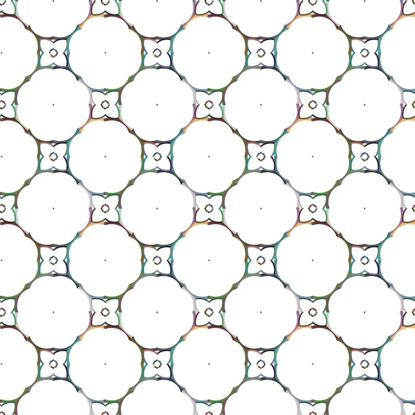 Современный Геометрический Векторный Дизайн Бесшовный Узор — стоковый вектор