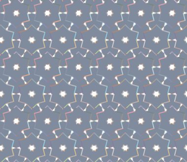 Geometrik şekilli kusursuz desen vektör çizimi