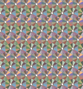 Geometrik şekilli kusursuz desen vektör çizimi