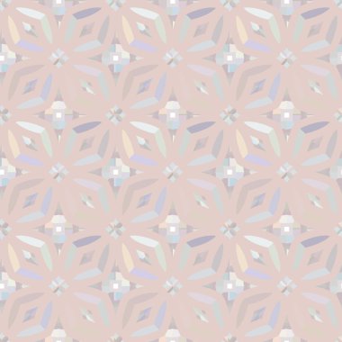 Geometrik şekilli kusursuz desen vektör çizimi