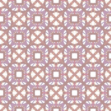 Geometrik şekilli kusursuz desen vektör çizimi