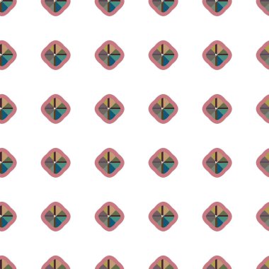 Geometrik şekilli kusursuz desen vektör çizimi