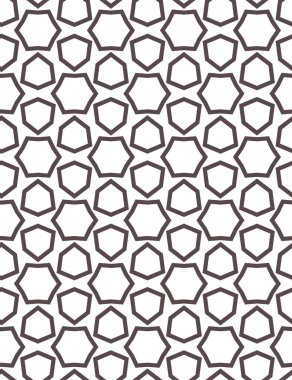 Geometrik şekilli kusursuz desen vektör çizimi