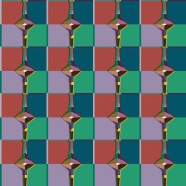 modern geometrik vektör tasarımı, kusursuz desen 