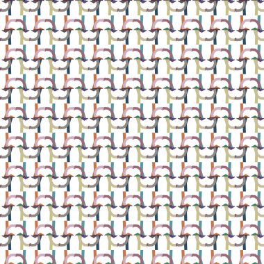 Geometrik şekilli kusursuz desen vektör çizimi