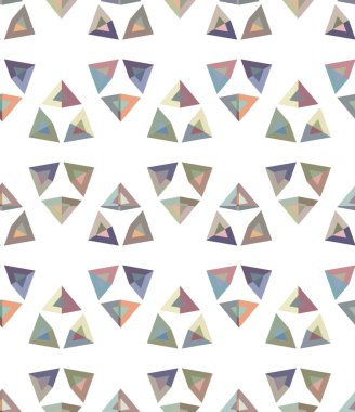 Geometrik şekilli kusursuz desen vektör çizimi