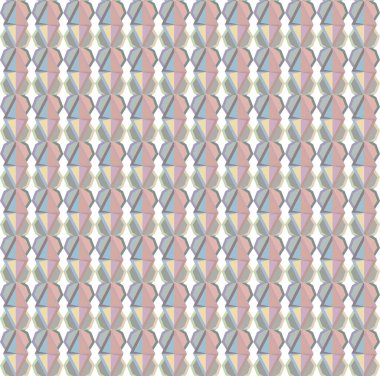 Geometrik şekilli kusursuz desen vektör çizimi