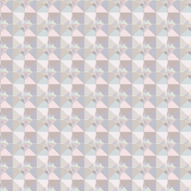 Geometrik şekilli kusursuz desen vektör çizimi