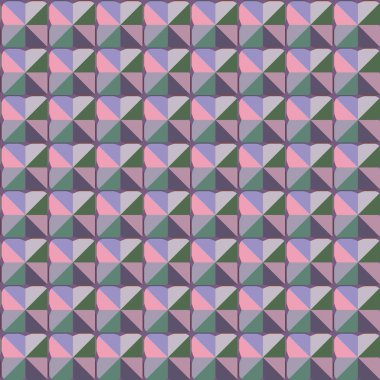 Geometrik şekilli kusursuz desen vektör çizimi