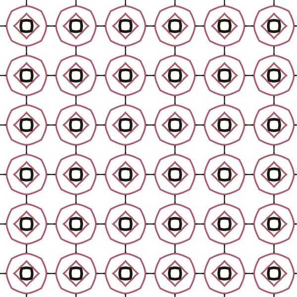 Modern Geometrik Vektör Tasarımı Kusursuz Desen — Stok Vektör