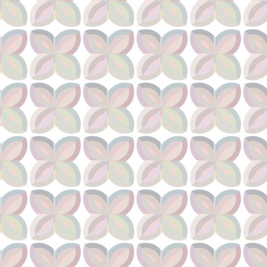 Geometrik şekilli kusursuz desen vektör çizimi