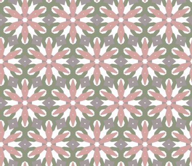 Geometrik şekilli kusursuz desen vektör çizimi