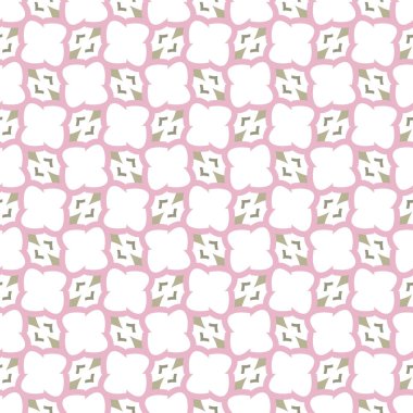 Geometrik şekilli kusursuz desen vektör çizimi