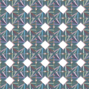 Geometrik şekilli kusursuz desen vektör çizimi