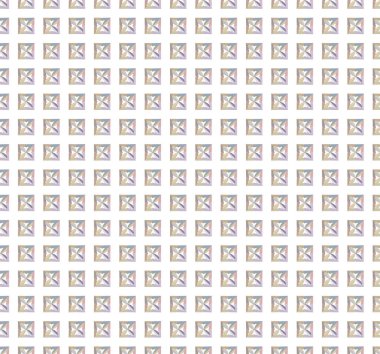 Geometrik şekilli kusursuz desen vektör çizimi