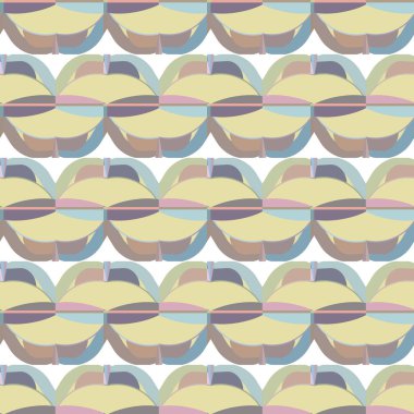 Geometrik şekilli kusursuz desen vektör çizimi