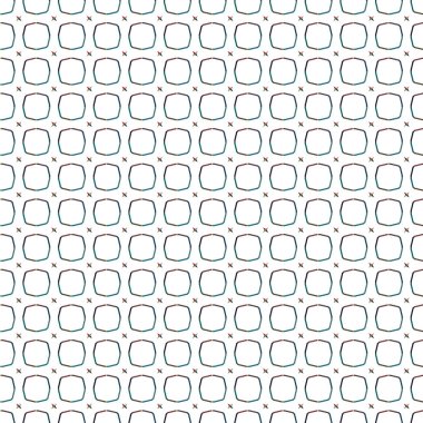 Geometrik şekilli kusursuz desen vektör çizimi