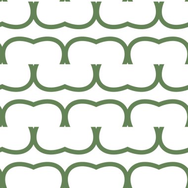 Geometrik şekilli kusursuz desen vektör çizimi