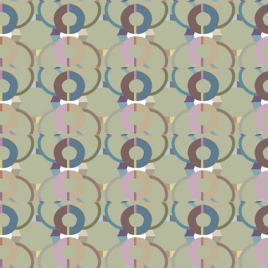 Geometrik şekilli kusursuz desen çizimi