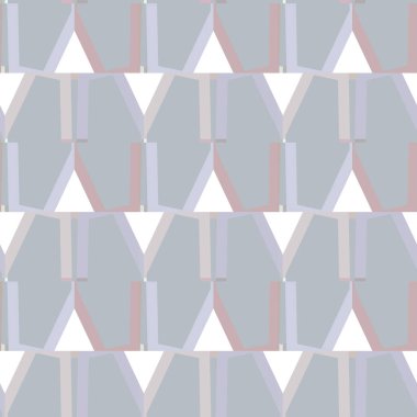 Geometrik şekilli kusursuz desen vektör çizimi