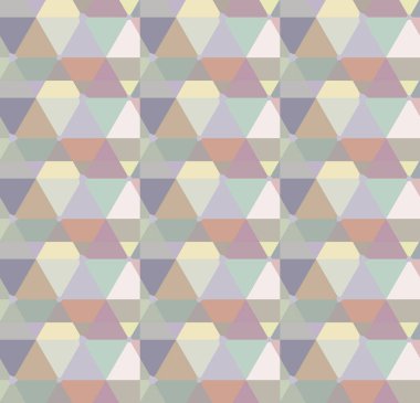 Geometrik şekilli kusursuz desen vektör çizimi