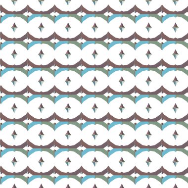 Geometrik şekilli kusursuz desen çizimi