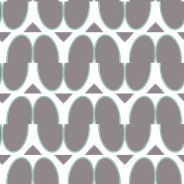 Geometrik şekilli kusursuz desen vektör çizimi