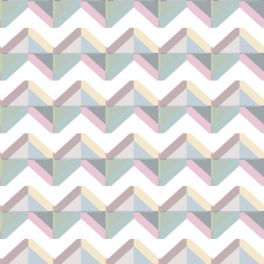 Geometrik şekilli kusursuz desen vektör çizimi