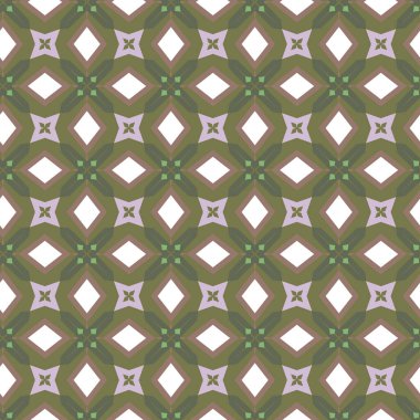 Geometrik şekilli kusursuz desen vektör çizimi