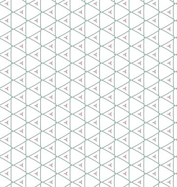 Geometrik şekilli kusursuz desen vektör çizimi