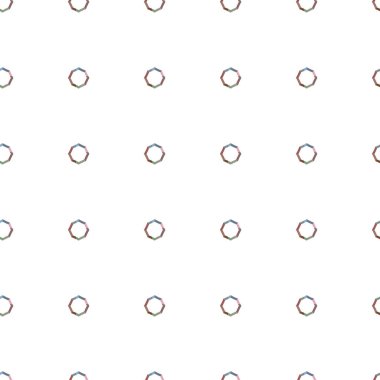 Geometrik şekilli kusursuz desen vektör çizimi