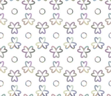 Geometrik şekilli kusursuz desen vektör çizimi