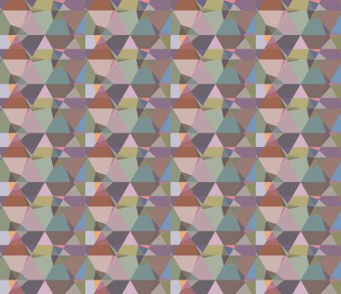 Geometrik şekilli kusursuz desen çizimi