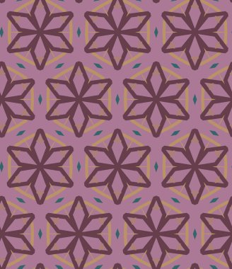 Geometrik şekilli kusursuz desen çizimi