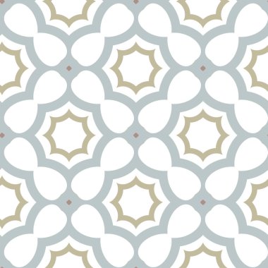 Geometrik şekilli kusursuz desen vektör çizimi