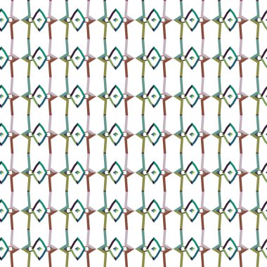 Geometrik şekilli kusursuz desen çizimi