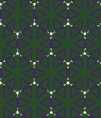 Geometrik şekilli kusursuz desen vektör çizimi