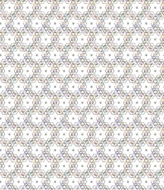 Geometrik şekilli kusursuz desen çizimi