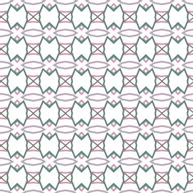 Geometrik şekilli kusursuz desen vektör çizimi