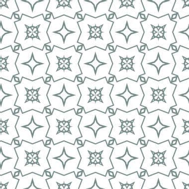 Geometrik şekilli kusursuz desen vektör çizimi