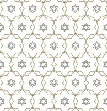Geometrik şekilli kusursuz desen vektör çizimi