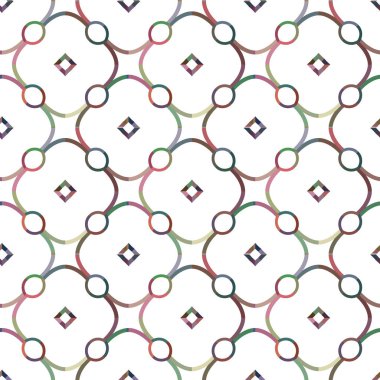 Geometrik şekilli kusursuz desen çizimi