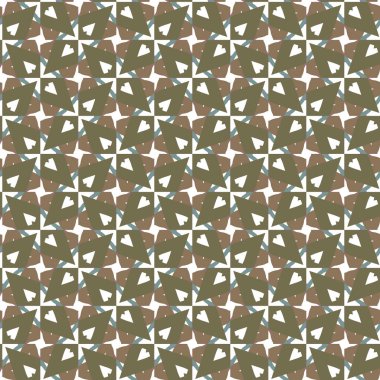 Geometrik şekilli kusursuz desen vektör çizimi