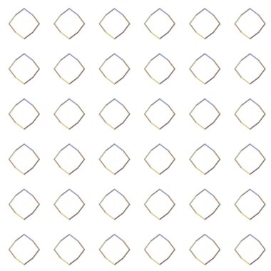 Geometrik şekilli kusursuz desen çizimi