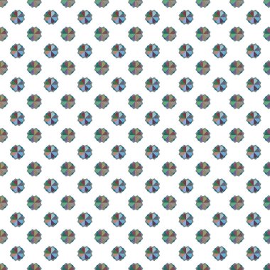 Geometrik şekilli kusursuz desen vektör çizimi