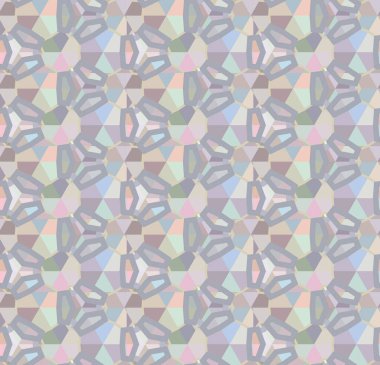 Geometrik şekilli kusursuz desen vektör çizimi