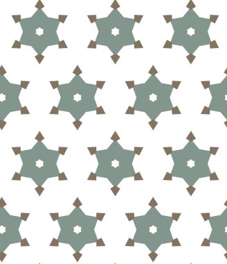 Geometrik şekilli kusursuz desen vektör çizimi
