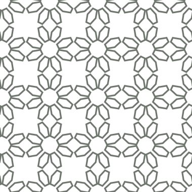 Geometrik şekilli kusursuz desen vektör çizimi