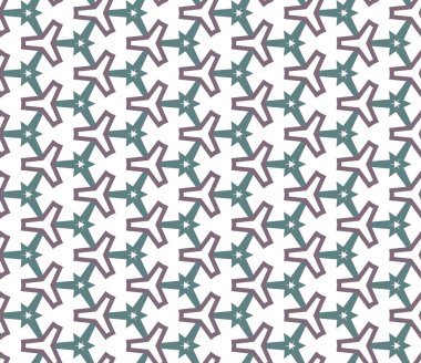 Geometrik şekilli kusursuz desen vektör çizimi