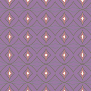 Geometrik şekilli kusursuz desen vektör çizimi